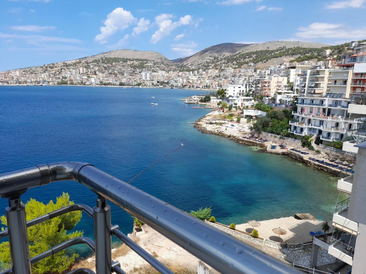 Seaside View Apartment Sarande Bagian luar foto